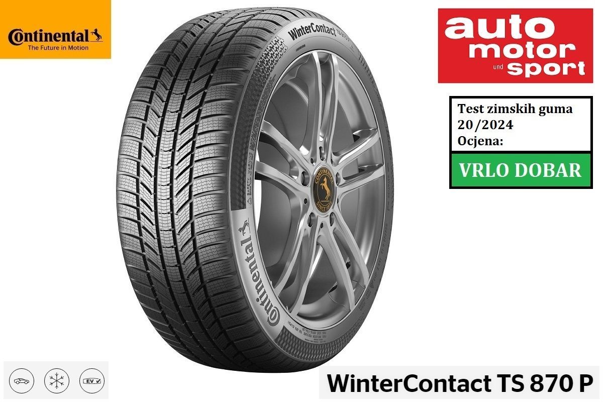 Continental WinterContact TS 870 P na testu Auto Motor und Sporta 